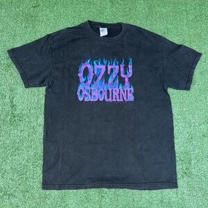Y2K Ozzy Osbourne Band Tee Shirt Size Large